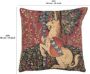 Charlotte Home Furnishings Decorative Pillow Covers for Couch 18X18 in Unicorn Throw Pillow Covers for Sofa Tapestry Square Pillow Cases for Bed Living Room Soft European Cotton Jacquard Woven by CozyNest Decor
