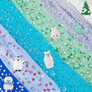 LAWOHO 6 Packs Snow Slime Kit - Butter, Clear, Water, Cloud Slimes, Fluffy Slime Making Kit for Kids with Cute Charms & Add-ins, Blue Kids Slimes Kits for Girls & Boys Birthday Christmas Easter Gifts by TinyTreasures Baby Boutique