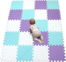YIMINYUER® 20 Tiles (30cm×30cm×1cm Each Tile) Baby Soft Puzzle Play Mats, Kids Thick EVA Foam Floor, Toddlers & Children's Soft Interlocking Mat R01R08R11G301020 by TinyTreasures Baby Boutique
