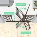 Ingenuity Decorative Extra Tall Baby Gate & Dog Gate, 28.5"-48" Wide, 36" Tall, Hardware or Pressure Mounted, Install on Top or Bottom of Stairs, Banister, or Doorway - Bronze by TinyTreasures Baby Boutique