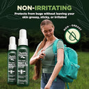 Deet-Free Insect & Mosquito Repellent Pack of 2 (8 oz) – Nice Smelling Insect Repellent with Lemongrass Oil Safe for Pets and Kids – Bug Spray for Mosquitoes, Gnats, Black Flies, and No-See-ums by TinyTreasures Baby Boutique