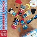 Superhero Sewing Kits for Little Kids 5 Easy Projects for Children Beginners Sewing kit Kid Crafts Make Your Own Felt Pillow Plush Craft Kit My First Sewing Kit Learn to Sew Kit by TinyTreasures Baby Boutique