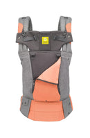 LÍLLÉbaby Complete All Seasons Six-Position 360° Ergonomic Baby and Child Carrier (Cool Coral) by TinyTreasures Baby Boutique