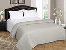 BELIZZI HOME 100% Cotton Bed Blanket, Breathable Bed Blanket Twin Size, Cotton Thermal Blankets Twin, Perfect for Layering Any Bed for All Season, Light Grey by CozyNest Decor