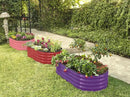 Galvanized Raised Garden Beds Outdoor // 4×2×1 ft Planter Raised Beds for Gardening, Vegetables, Flowers // Large Metal Garden Box (Red) // Patented Tool-Free Design by GreenHaven Gardens