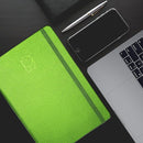 Undated Daily Planner – 1-Year B5 Productivity Organizer with Two-Page Weekly Spread, Goal Setting, Habit Tracker, Weekly & Monthly Pages – Hardcover Time Management Notebook (Lime Green) by TinyTreasures Baby Boutique