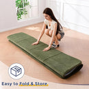 MAXYOYO 1.2" Thick Baby Play Mat for Floor, 59"x 78" Foldable Playpen Mat, Tummy Time Foam Mats Ultra Soft Support, Padded Carpet with Non-Slip Backing for Infant,Kids and Toddler Crawling, Green by TinyTreasures Baby Boutique