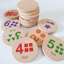 bee smart Wooden Memory Game - Matching Memory Game for Kids 3 and Up, 16Pcs | Educational Toy for Preschool Toddlers Board Games (Numbers) by TinyTreasures Baby Boutique