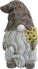 Mood Lab Garden Gnome - Key Hider Gnome Figurine - 9.25 Inch Lawn Statue - for Outdoor or House Decor by GreenHaven Gardens