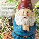 Alpine Corporation 12" Tall Classic Outdoor Garden Gnome Yard Statue Decoration by GreenHaven Gardens