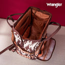 Wrangler Diaper Bag Backpack Aztec Travel Backpack Purses Western Multi-Function Baby Bags for Mom with Waterproof Insulated Pockets by TinyTreasures Baby Boutique