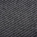 fani Heavy Duty Large Outdoor Indoor Entrance Black Doormat Waterproof Low Profile Entrance Rug Front Door Mat Patio Anti-Skid Rubber Back, 23x72 inch (Gray) by GreenHaven Gardens