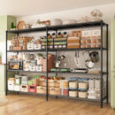 REIBII 70"W Metal Shelving, Storage Shelves 4-tier Wire Shelving Unit Load 1240LBS Metal Shelves for Storage Adjustable Shelving Rack for Pantry Kitchen Commercial school Garage 70"W*15.8"D*62.9"H by GreenHaven Gardens