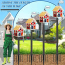Ottsuls Bird Feeder Pole, 92 Inch Heavy Duty Bird House Pole Kit for Outdoors, with Wooden Board, 5-Prong Base Feeding Station for Wild Birds Watching, Adjustable Feeder Stand (House Not Included) by GreenHaven Gardens