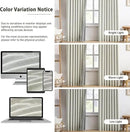 92 Inch Long Curtains 2 Panels,Back Tab Hook Belt with Hooks,Modern Neutral French Style Pleat Look Soundprof Linen Drop Cloth Traverse Blackout Curtains for Living Room 50W x 92L Natural Cream by CozyNest Decor