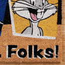 Gertmenian Looney Tunes Coir Doormat - 2x3 Welcome Mat (2-Pack), Ideal for High Traffic Areas in Front Door, Garage, Entryway - Warner Bros. Doc/Folks, 80029 by CozyNest Decor