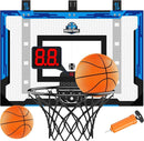 Kids Indoor Basketball Hoop with Scoreboard & Timer,Toddler Adjustable Height Basketball Goal Toy for Outdoor Backyard,Sports Game Play by TinyTreasures Baby Boutique
