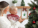 TwoDays Baby's First Christmas Ornament 2025 - DIY Handprint Picture Frame Kit for Tree, Newborn Christmas Gift for Boy or Girl, My 1st Xmas Keepsake Decoration by TinyTreasures Baby Boutique