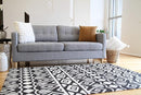 Cushmat Stylish Reversible Foam Play Mat (Large, Crystals - Black Grey) - Soft, Waterproof, Durable Play mat for Infants, Babies, Toddler, Kids & Grownup - 6.5ft x 4.5ft by TinyTreasures Baby Boutique