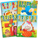 90shine 4PCS Easter Crafts for Kids Ages 4-8 Sticker Books - Basket Stuffer Gift Includes Bunny Egg Chick Gnome and More Designs Create 40 Pictures by TinyTreasures Baby Boutique