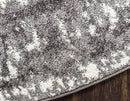 Unique Loom Rosso Collection Vintage, Traditional, Bohemian, Geometric, Distressed, Southwestern Area Rug, 3' 3" x 3' 3", Gray/Ivory by CozyNest Decor