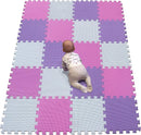 YIMINYUER® 20 Tiles (30cm×30cm×1cm Each Tile) Baby Soft Puzzle Play Mats, Kids Thick EVA Foam Floor, Toddlers & Children's Soft Interlocking Mat R01R03R11G301020 by TinyTreasures Baby Boutique
