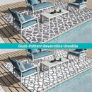 HEBE Outdoor Rug Waterproof 6x9, Plastic Straw Rug Camping Rug, Reversible Outdoor Patio Rugs RV Mat Clearance, Indoor Outside Floor Carpet for Porch,Deck,Camper,Balcony,Backyard by GreenHaven Gardens