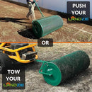 LANDZIE Lawn & Garden Spreaders - 44 Inch Heavy Duty Metal Mesh Basket Push/Tow Spreader - Compost, Peat Moss, Top Soil, Mulch - Durable Lightweight Multi-Purpose Yard Care Equipment - Manure Spreader by GreenHaven Gardens