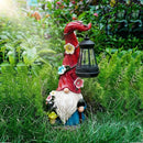 Solar Gnome Garden Statue Lights Gnome Figurine with Solar Lantern, Outdoor Garden Succulent Waterproof Ornaments Decorations for Yard, Lawn, Patio – Ideal Gift for Women, Mom, Grandma, Etc. by GreenHaven Gardens