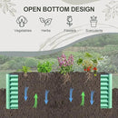 Domi Raised Garden Beds Outdoor, 8x4x2ft Thickening Tall Metal Rectangular Deep Root Box Planter for Vegetables, Flowers, Herbs, and Succulents 2" Deep w/ 456 Gallon Capacity - Green by GreenHaven Gardens