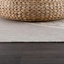 CAMILSON Outdoor Rug 5x7 Modern Area Rugs for Indoor and Outdoor Patios and Porches - Waterproof, Washable, Non-Shedding, Easy-to-Clean Outside Carpet (5 x 7, Medallion - Grey/White) by CozyNest Decor