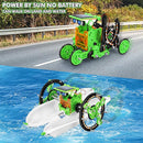 Bottleboom STEM 13-in-1 Education Solar Power Robots Toys for Boys Age 8-12, Educational Toy Science Kits for Kids Experiment Robotics Set Birthday Gifts for 8 9 10 11 12 Years Old-Green by TinyTreasures Baby Boutique