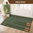 COSY HOMEER-Door-Mat 36"x60" Non Slip Absorbent Entryway Rugs Dirt Trapper Doormats Washable Entrance Mats Low Pile Welcome Floor Mat for Front Back Door and Entry Mats,Green by CozyNest Decor