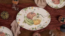 Bico Pumpkin Feast Ceramic 16 inch Oval Platter, Microwave & Dishwasher Safe by CozyNest Decor