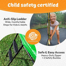 JUMPZYLLA Trampoline Outdoor 8FT 10FT 12FT 14FT 15FT 16FT with Enclosure and Ladder, ASTM Approved Recreational Trampoline for Kids and Adults, Anti-Rust Coated Frame by TinyTreasures Baby Boutique