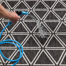 Keen Home Design Outdoor Runner Rug - 2x10 Washable Indoor/Outdoor Rug for Patio, Balcony, Kitchen, Garden, Beach, Deck and Porch. Size: 2'2" x 9'11" by GreenHaven Gardens