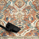 Keen Home Design 4x6 Rug - Machine Washable Area Rug with Non-Slip Backing, Ideal for Living Room, Dining Room, Bedroom - Vintage, Easy Clean, Durable, Low Pile Rug - (4' x 6') by CozyNest Decor
