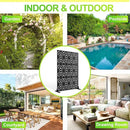 Outdoor Privacy Screen,72" H×47" W Metal Privacy Screen, Freestanding Privacy Fence Panels for Patio by GreenHaven Gardens