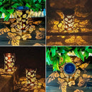 Butterfly Solar Gardening Gifts Lanterns Decorative Outdoor, Flower Pattern Solar Hanging Lights Waterproof, Garden Decor for Women Mom Grandma, Yard Gifts for Patio, Pathway, Landscape by GreenHaven Gardens