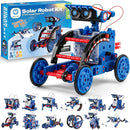 Sillbird Solar Robot Building Kit STEM Gift for Boys Aged 8-12, 12-in-1 DIY Science Educational Robotic Toys for Kids Teens Birthday, Powered by The Sun with 190 Pieces by TinyTreasures Baby Boutique