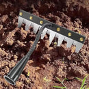 2 in 1 Iron Rake 2.0 for Gardening & Weeding,Multi-Tine Carbon Steel Garden Cultivator Rake | Weed Puller Tool & Uprooting Weeder for Gardenia | for Weeding, Cultivating, Lawn(No Handle Included) by GreenHaven Gardens