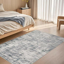 Area Rug for Living Room: 3x5 Washable Neutral Abstract Modern Soft Rugs Non Slip Indoor Floor Stain Resistant Carpet for Bedroom Dining Room Office Nursery - Gray by TinyTreasures Baby Boutique