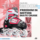 Adjustable Inline Skates for Kids, Teens, and Adults – ABEC-7 Bearings, PU Wheels, Comfortable Fit, for Indoor and Outdoor Skating by TinyTreasures Baby Boutique