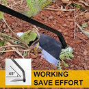 Japanese Wide Blade Gardening Tools I Premium Quality Hand Hoes/Weeding Sickle Have Very Sharp Edge for Quick Work by GreenHaven Gardens