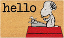 Gertmenian Peanuts Snoopy Coir Doormat - 2x3 Welcome Mat (2-Pack), Ideal for High Traffic Areas in Front Door, Garage, Entryway - Welcome, 80022 by CozyNest Decor