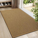 LEKEEPGO Door Mat 24"x36", Non Slip Door Mat Indoor Entrance, Rubber Backing Front Indoor Door mat Washable Absorbent Low-Profile Entryway Entry Resist Dirt Inside Door Mats, Light Brown by CozyNest Decor