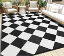 HEBE Outdoor Rug Waterproof 6x9, Reversible Plastic Straw Rug RV Camping Rug, Indoor Outdoor Patio Mat Clearance, Outside Carpet for Porch,Deck,Camper,Balcony,Backyard,Picnic by GreenHaven Gardens