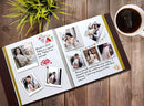 Photo Album Can Hold 3X5, 4X6, 5X7, 6X8, 8X10 Photos, Leather Cover, Magnetic Self-Stick Page, Hand Made DIY Albums (Black, Large) by TinyTreasures Baby Boutique