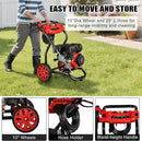 Gas Pressure Washer, 3950 PSI and 2.6 GPM, 7HP Engine with Copper Pump, 25FT Hose and Foam Cannon, 4 Nozzles, for Cars, Driveways, Fences by GreenHaven Gardens