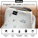 Milk Snob ORIGINAL Star Wars 5-in-1 Cover, Little Galaxy, Added Privacy for Breastfeeding, Baby Car Seat, Carrier, Stroller, High Chair, Shopping Cart, Lounger Canopy - Newborn Essentials, Nursing Top by TinyTreasures Baby Boutique